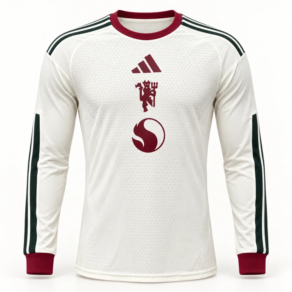 Maillot Manchester United 2026/27 third manches longues · Joueur (Player) — Vue de face