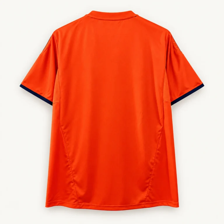 Maillot OM 2011/12 third orange, vue de dos