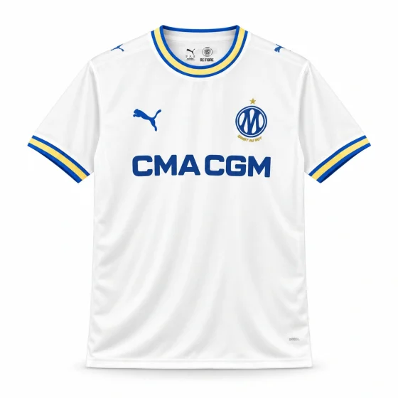 Maillot OM 2026/27 domicile · Supporter — Vue de face
