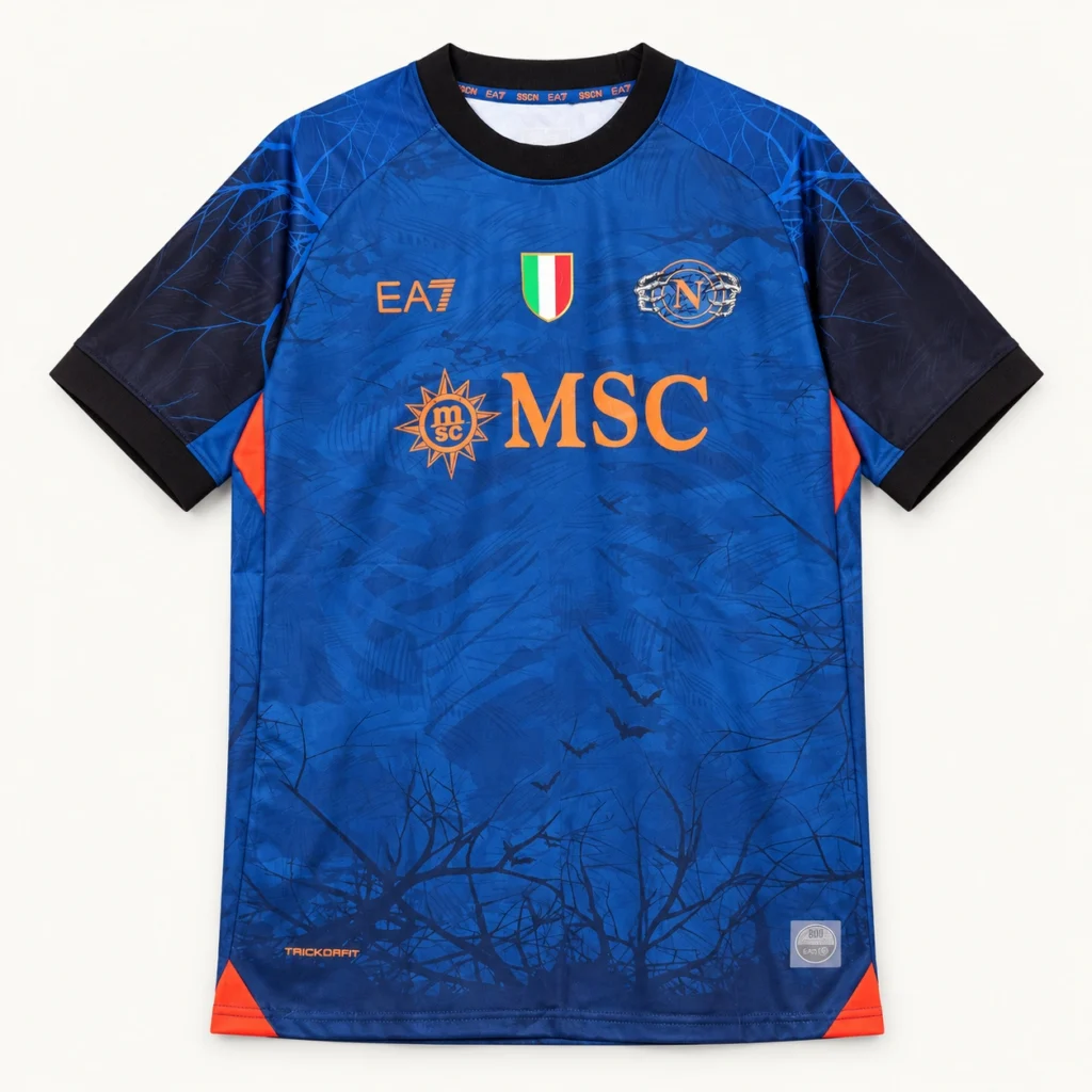 Maillot Naples Halloween 2025/26 bleu