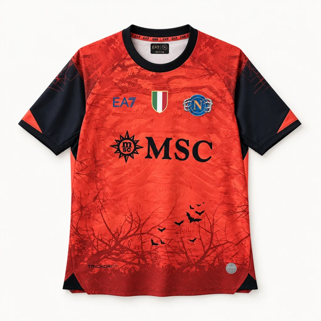 Maillot Naples Halloween 2025/26 orange