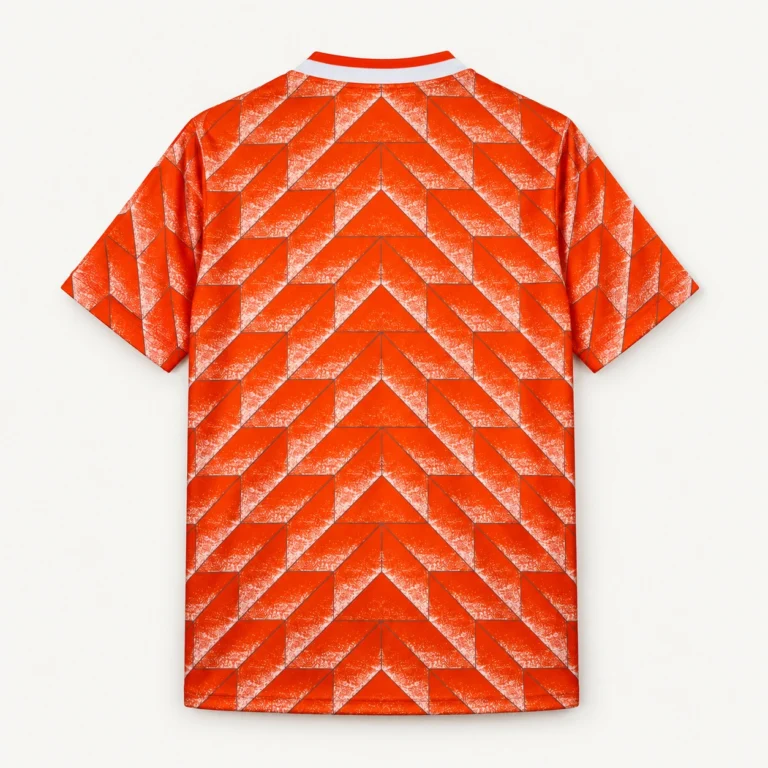 Maillot Pays-Bas 1988 domicile, vue de dos