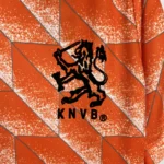 Maillot Pays-Bas 1988 domicile · Rétro — Détail photographique du modèle