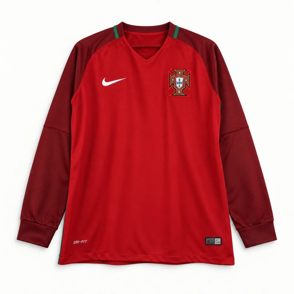 Maillot Portugal 2016 domicile manches longues