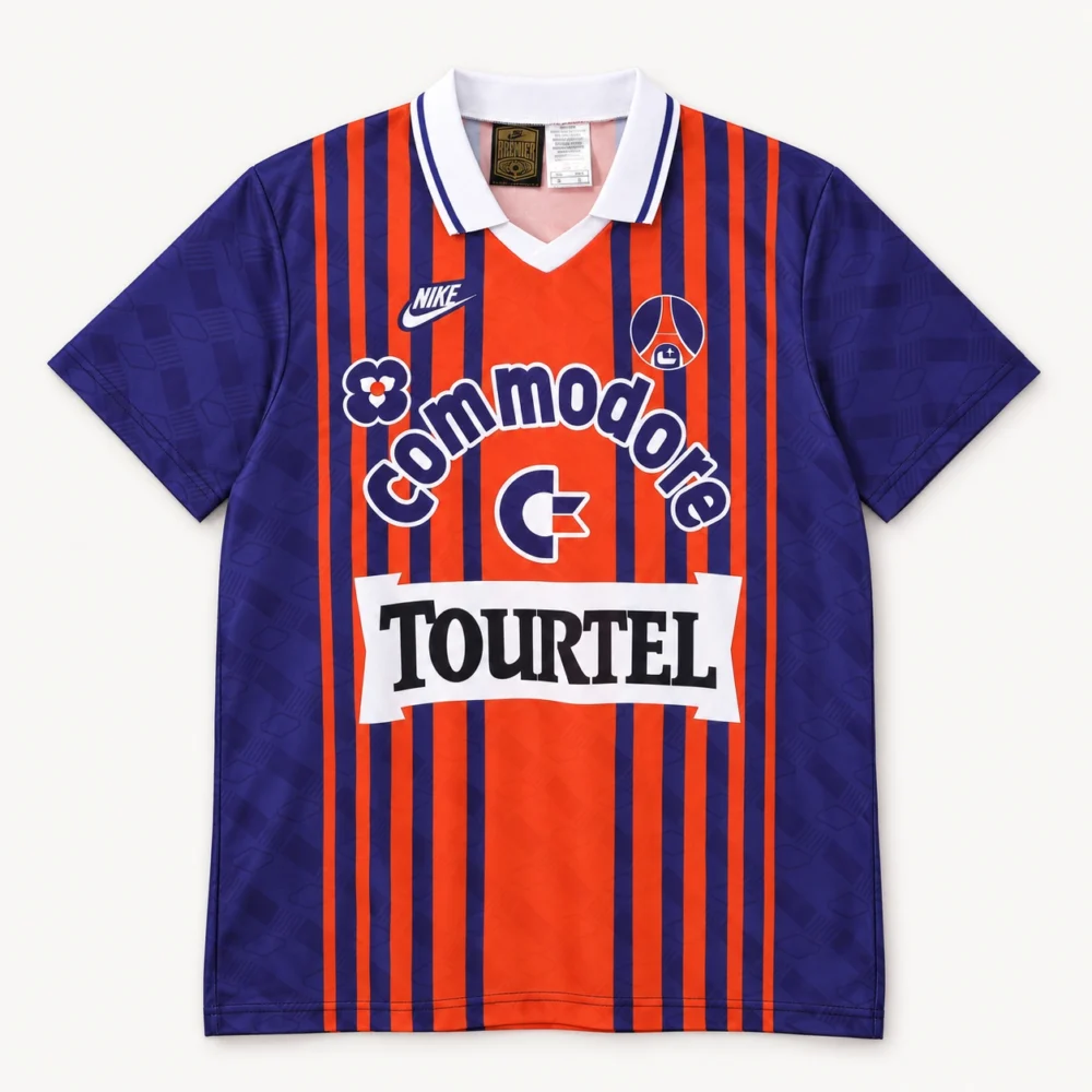 Maillot PSG 1993/94 domicile · Rétro — Vue de face