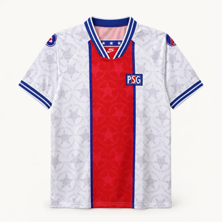 Maillot PSG 1994/95 extérieur · Rétro — Vue de face