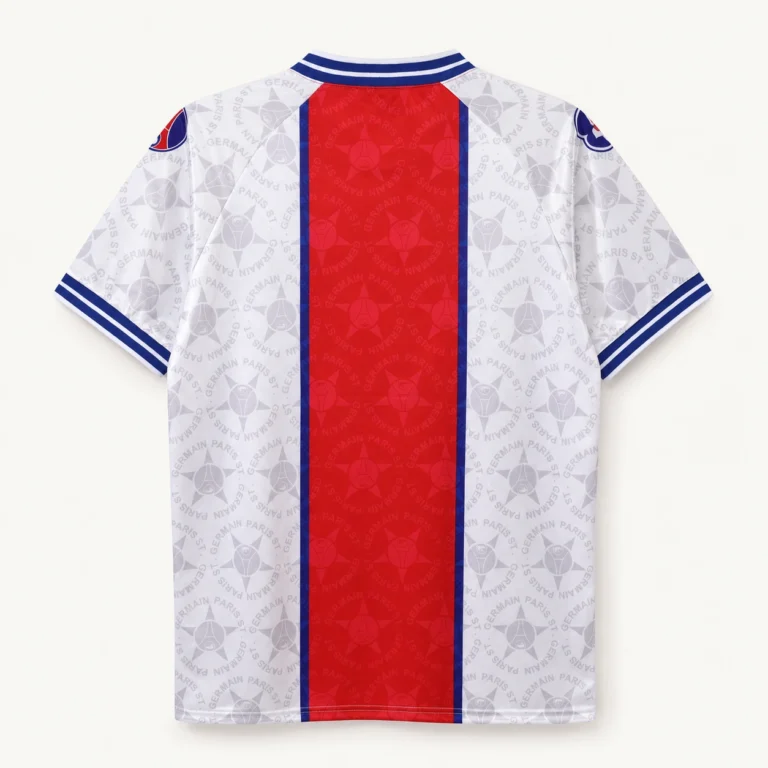 Maillot PSG 1994/95 extérieur, vue de dos