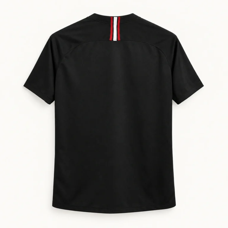 Maillot PSG 2018/19 noir, vue de dos