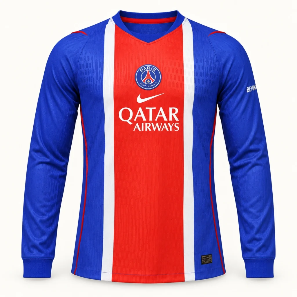 Maillot PSG 2026/27 domicile manches longues