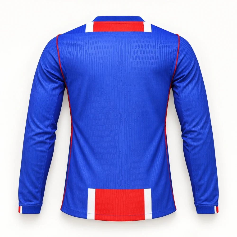 Maillot PSG 2026/27 domicile manches longues · Joueur (Player) — Vue de dos