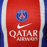 Maillot PSG 2026/27 domicile manches longues · Joueur (Player) — Détail photographique du modèle