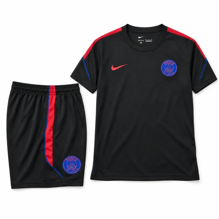 Ensemble entraînement PSG 2026/27 noir · Adulte — Vue de face