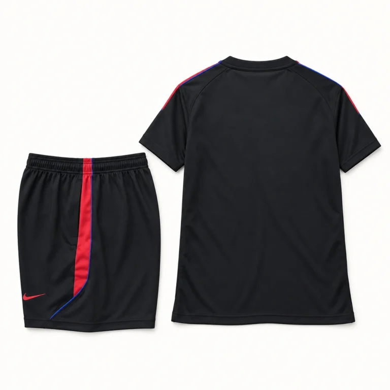 Ensemble entraînement PSG 2026/27 noir, vue de dos