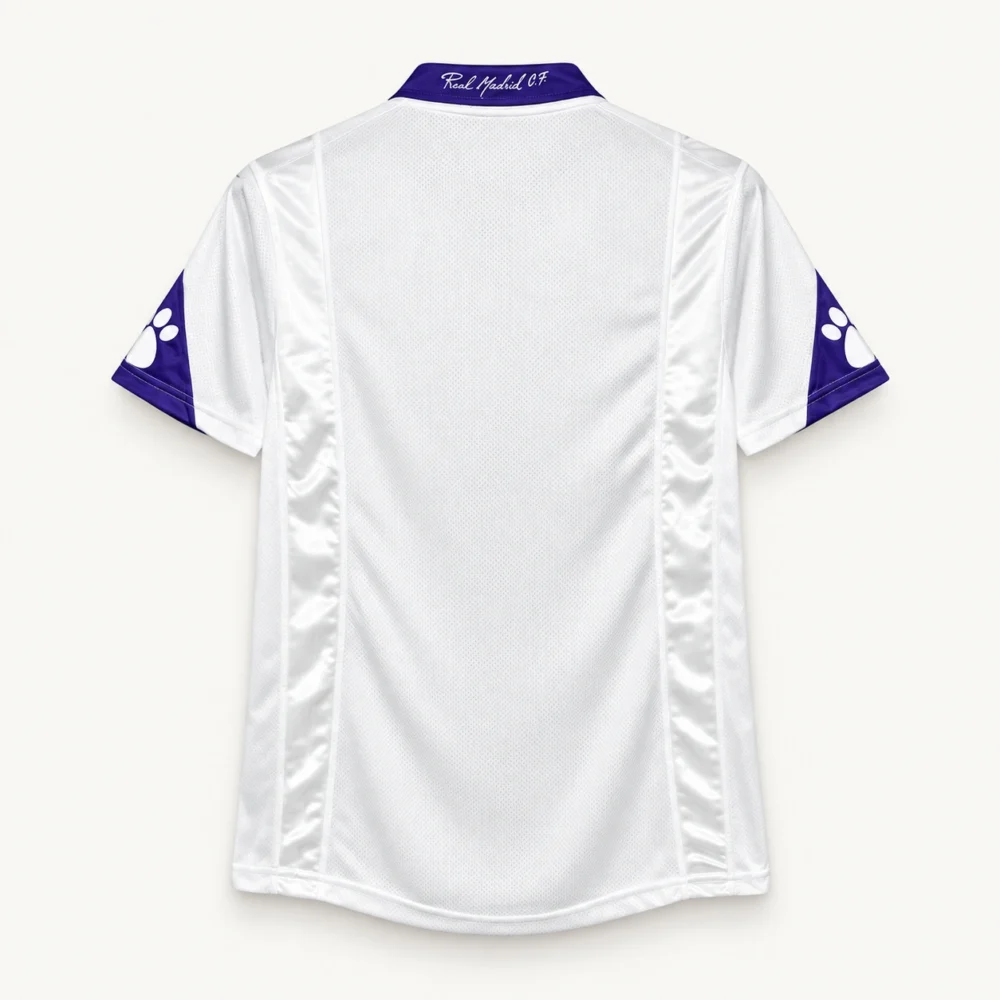 Maillot Real Madrid 1997/98 domicile · Rétro — Vue de dos