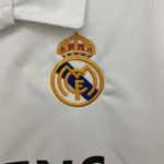 Maillot Real Madrid 2002/03 domicile manches longues · Rétro — Détail photographique du modèle