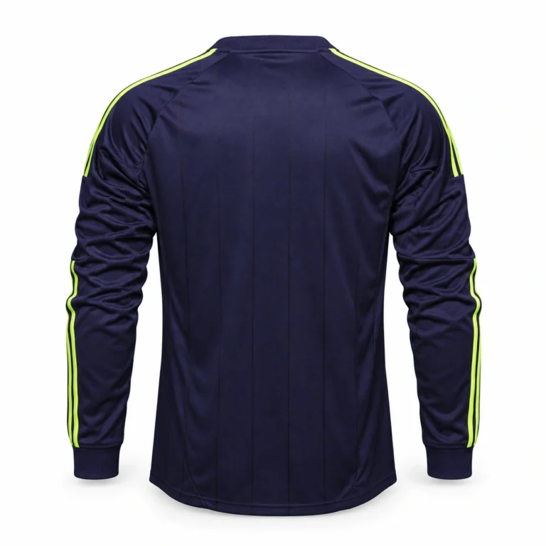 Maillot Real Madrid 2012/13 extérieur marine manches longues, vue de dos