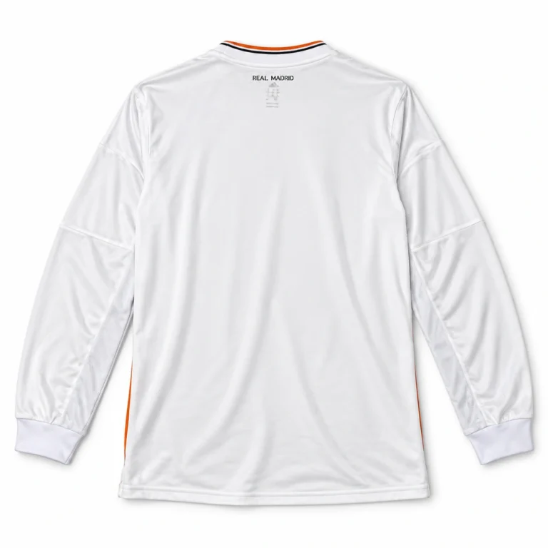 Maillot Real Madrid 2013/14 domicile manches longues, vue de dos