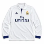 Maillot Real Madrid 2016/17 domicile manches longues · Rétro — Vue de face