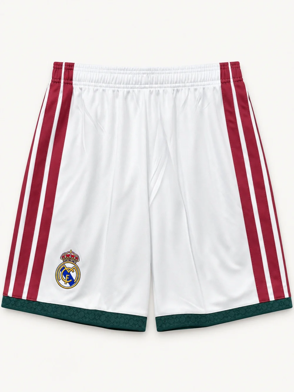 Short Real Madrid 2026 domicile blanc · Adulte — Vue de face
