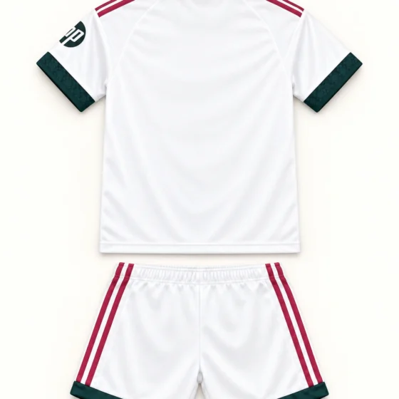 Ensemble enfant Real Madrid 2026/27 domicile, vue de dos