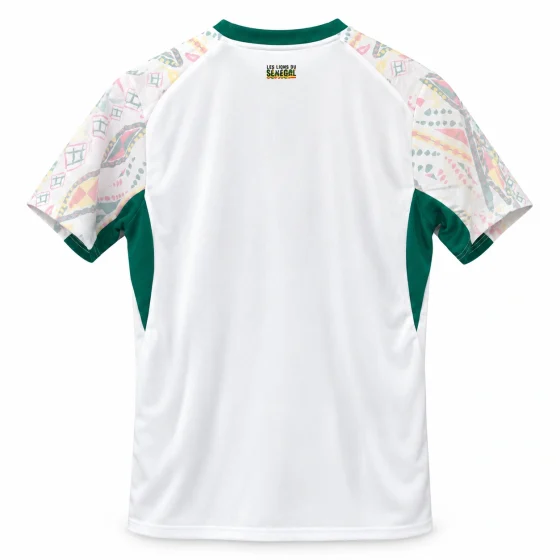 Maillot Sénégal 2026 domicile, vue de dos